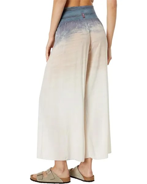 Брюки Hard Tail Flat Waist Boho Capris in Rayon Voile, цвет Rainbow Horizon