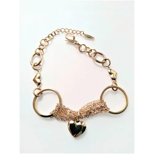 Браслет-цепочка XUPING JEWELRY, размер 22 см., размер M, золотой