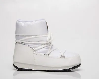 Moon Boot Wmns Protecht Низкие Черные Водонепроницаемые Сапоги Женские белые