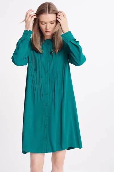Свободное платье-рубашка Greenpoint, зеленый