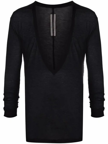 Rick Owens топ Dylan с длинными рукавами
