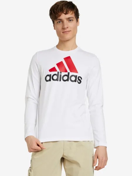Лонгслив мужской adidas, Белый