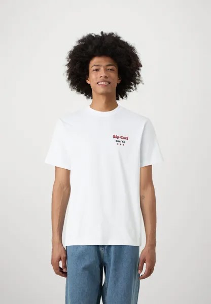 Футболка с набивным рисунком Reel It In Tee Unisex Rip Curl, белая