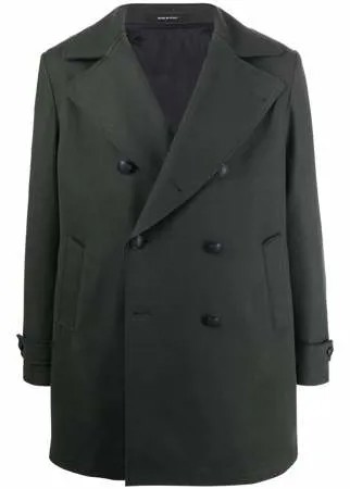 Tagliatore двубортное пальто из смесовой шерсти