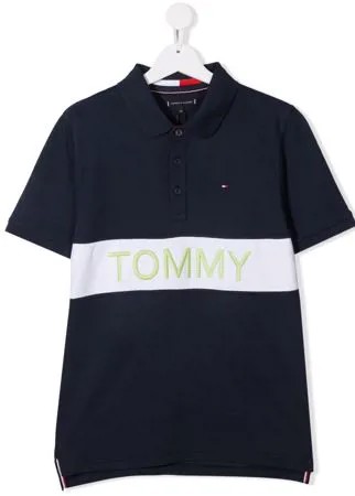 Tommy Hilfiger Junior рубашка поло с логотипом