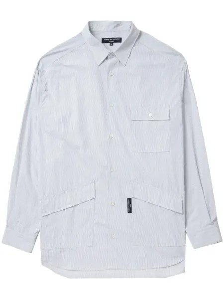 Comme des Garçons Homme рубашка в полоску, белый
