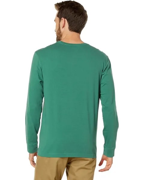 Футболка с длинным рукавом Life is Good With A Face Like This Grinch Long Sleeve Tee, цвет Spruce Green