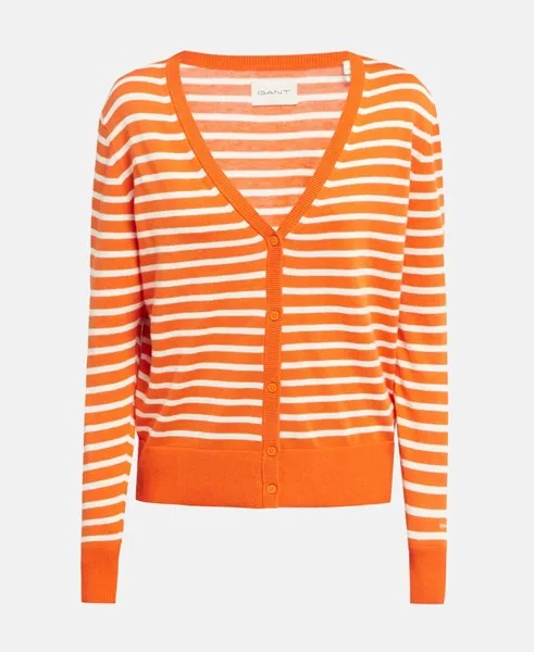 Кардиган Gant, цвет Pumpkin Orange