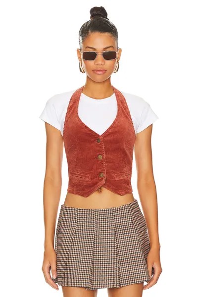 Жилет ROLLA'S Halter, цвет Brick Corduroy