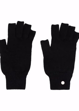 Rick Owens DRKSHDW кашемировые перчатки-митенки