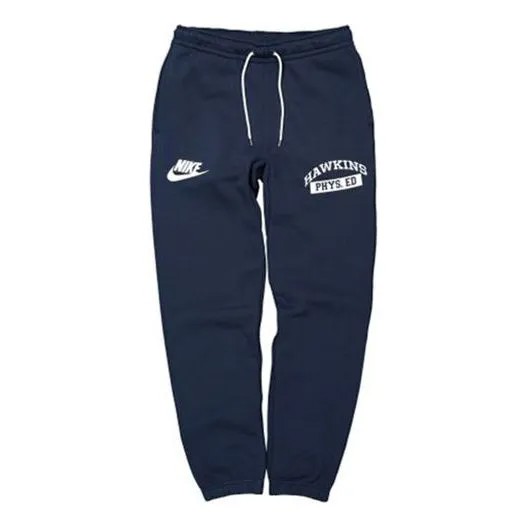 Спортивные штаны x Очень странные дела пот мужчины Nike, синий