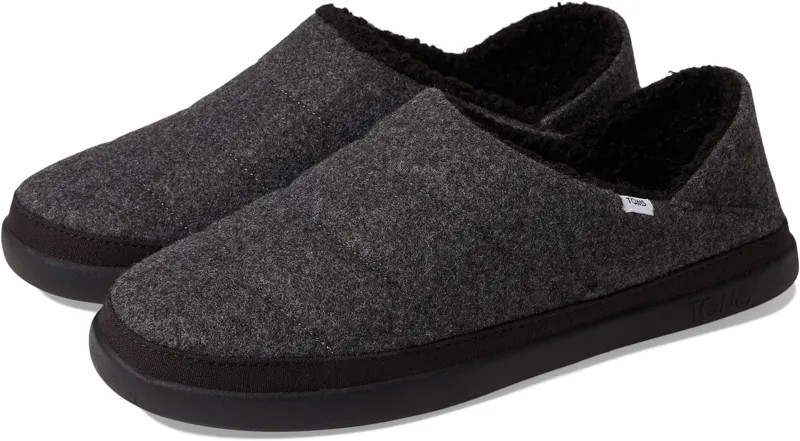 Тапочки Ezra TOMS, цвет Black Mélange Felt