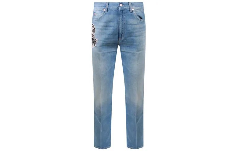 Мужские джинсы GUCCI, цвет Blue