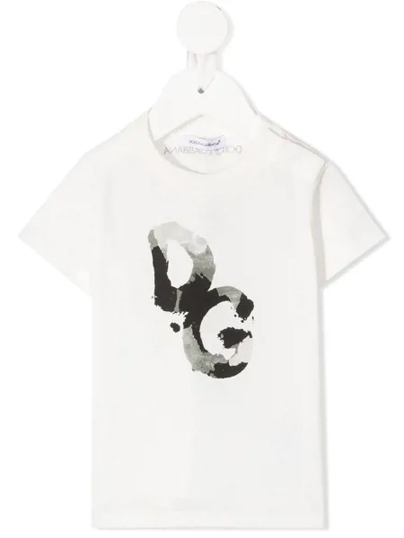 Dolce & Gabbana Kids футболка с логотипом DG