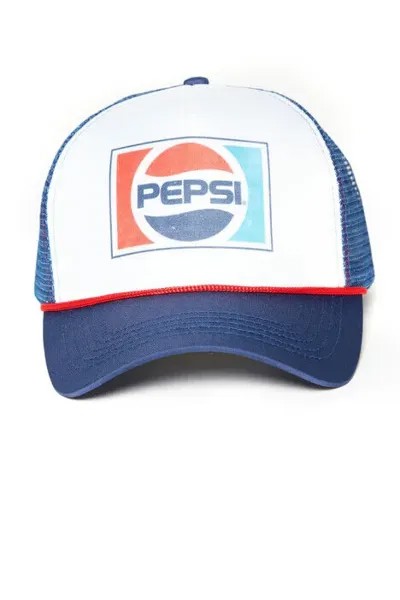 Кепка Snapback с логотипом Pepsi Cola Logo Trucker Кепка красного, белого и синего цвета в винтажном стиле