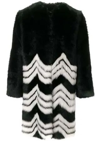 Givenchy chevron coat