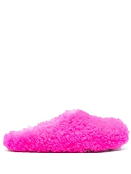 Marni слиперы Fussbett Sabot, розовый