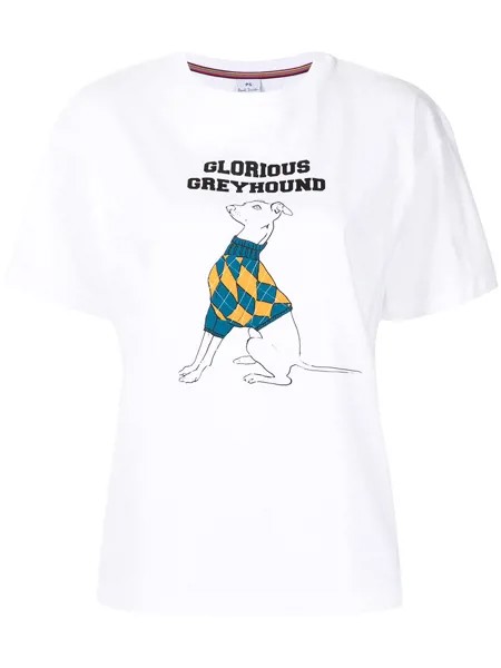 PS Paul Smith футболка Glorious Greyhound из органического хлопка