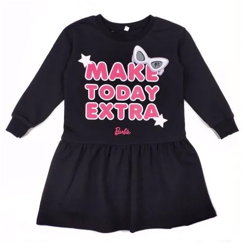 Платье Barbie Extra черное Make Today размер 98