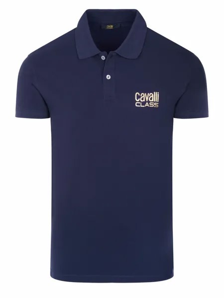 Рубашка поло Cavalli Class, темно-синий