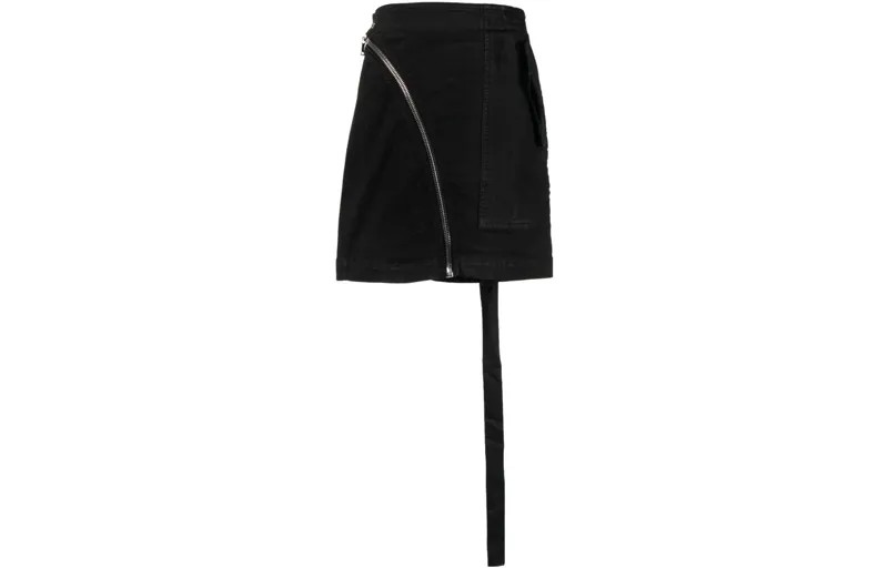 Повседневная юбка женская черная Rick Owens Drkshdw