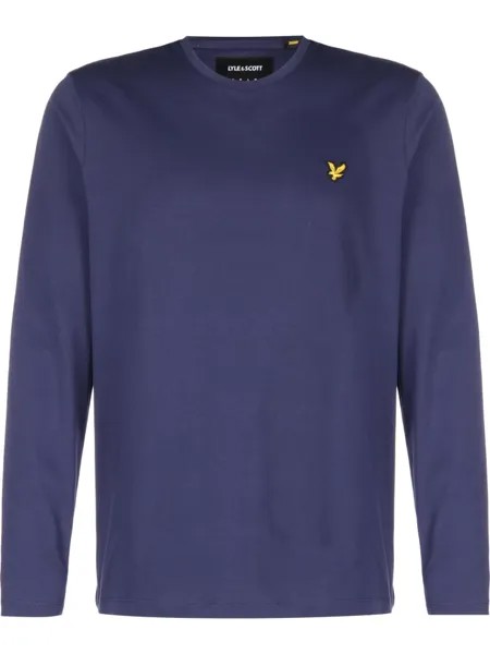 Лонгслив Lyle & Scott, темно-синий