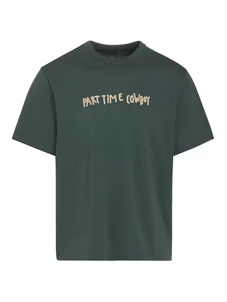 Капсульная футболка 5 Helmut Lang, цвет evergreen