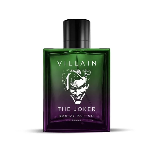 VILLAIN The Joker Limited Edition Парфюмированная вода для мужчин | 100 мл | Стойкие духи премиум-класса | Древесно-цитрусовый мужской аромат