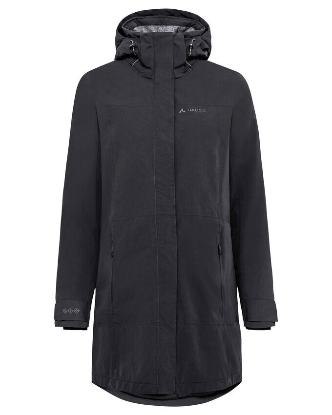 Парка из шерсти skomer ii Vaude, черный