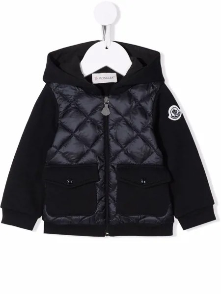Moncler Enfant hooded hybrid jacket