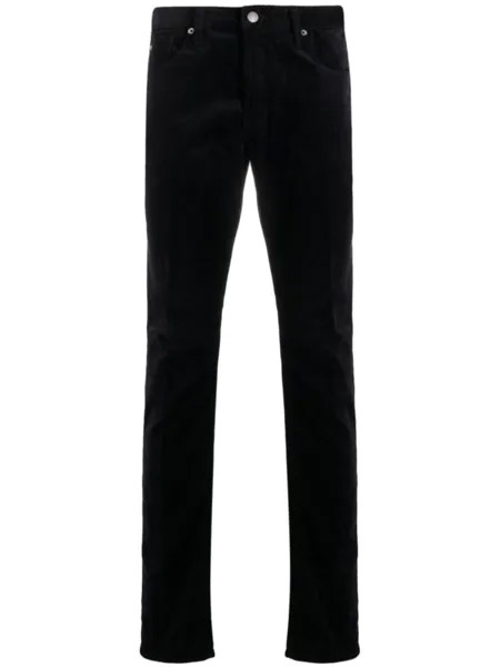 Прямые джинсы с логотипом Emporio Armani, синий