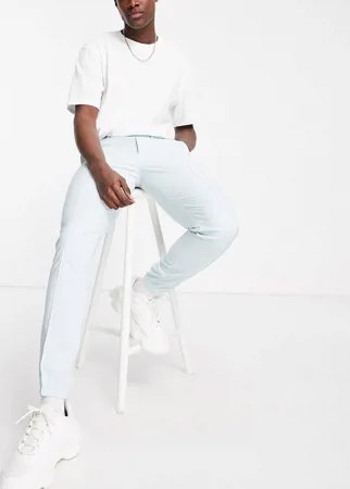 Зауженные строгие джоггеры мятного цвета от комплекта ASOS DESIGN-Зеленый цвет