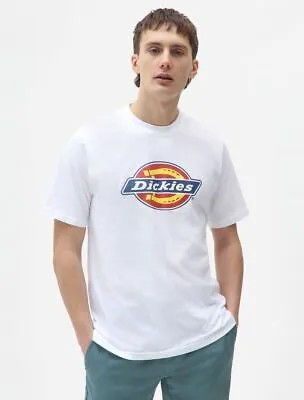 Dickies Icon Logo SS Lifestyle Футболка мужская белая повседневная спортивная футболка