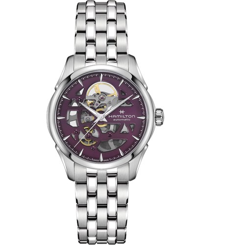 Наручные часы Hamilton Jazzmaster, фиолетовый, серебряный