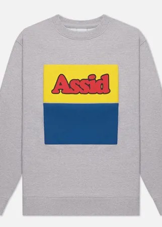 Мужская толстовка ASSID ED Crew Neck, цвет серый, размер S