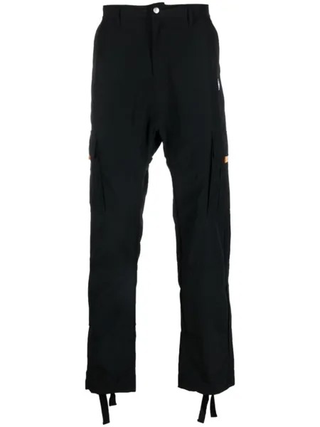 Marcelo Burlon County of Milan прямые брюки карго, черный