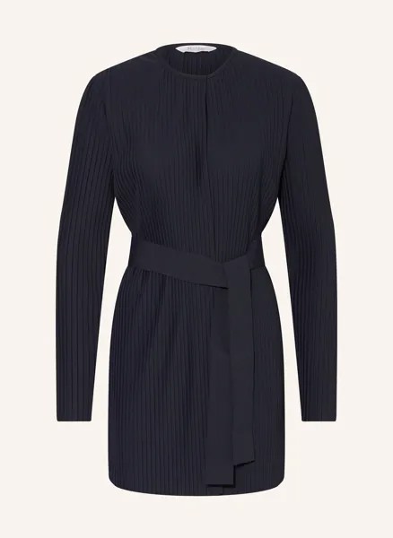 Блуза фиеста с запахом и складками Max Mara Leisure, синий