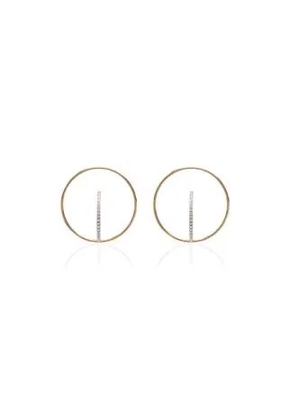 Charlotte Chesnais Saturn hoop earrings
