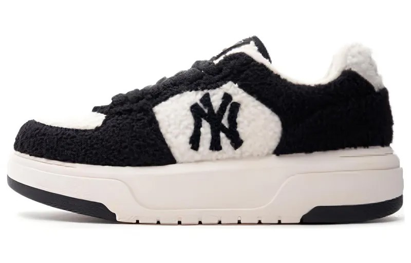Кроссовки MLB Chunky Liner Lifestyle Shoes Women's Low-top Black/White, черный/белый