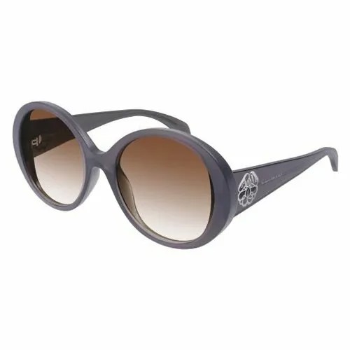 Солнцезащитные очки Alexander McQueen AM0285S 007, прямоугольные, для женщин, черный