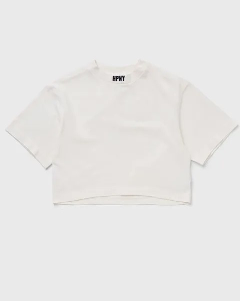 Топ Heron Preston Hpny Emb Crop Ss Tee, цвет white black