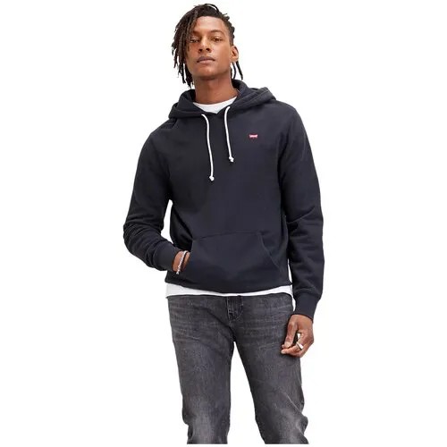 Худи Levi's THE ORIGINAL HM HOODIE, размер S, , черный