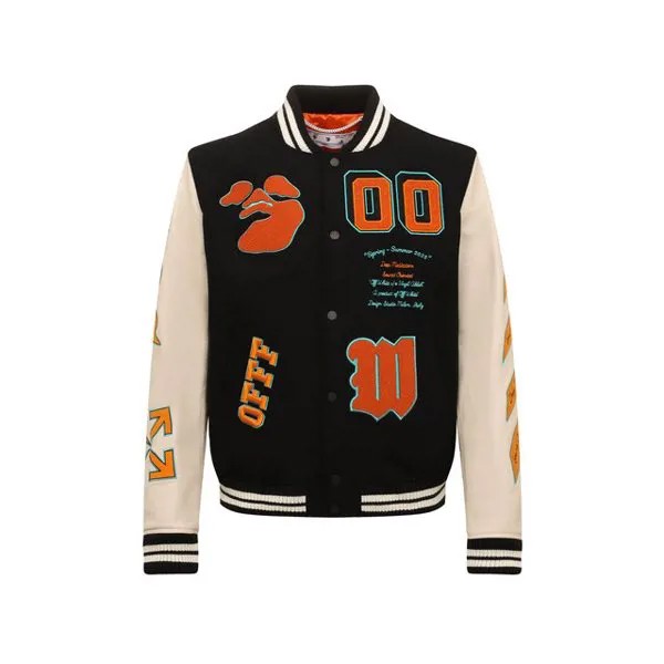 Комбинированный бомбер Off-White