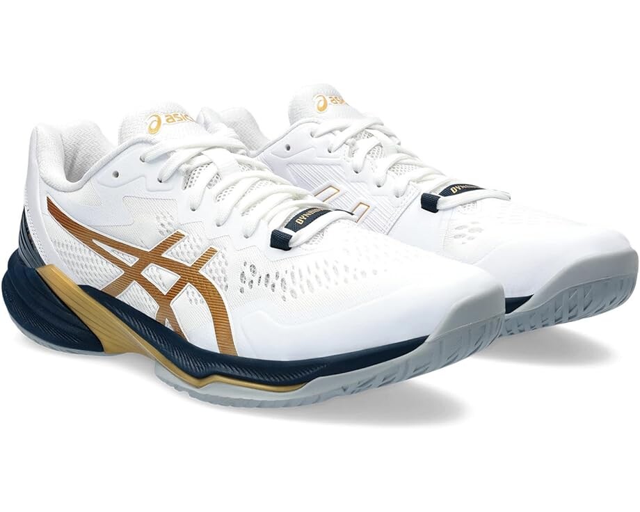 Кроссовки ASICS Sky Elite FF 2 Volleyball Shoe, цвет White/Pure Gold