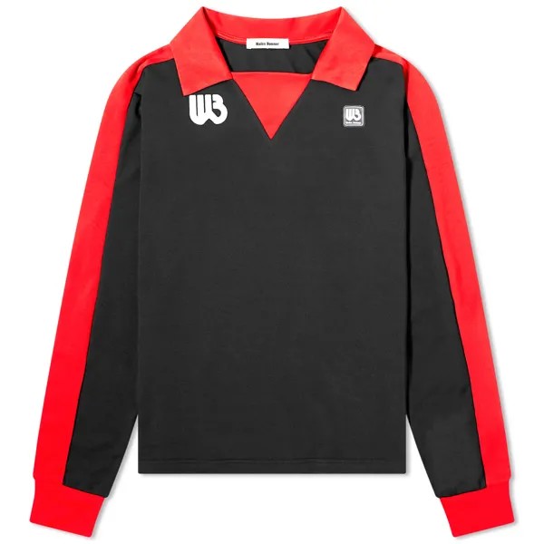 Рубашка Wales Bonner Home Jersey Shirt, цвет Red & Black