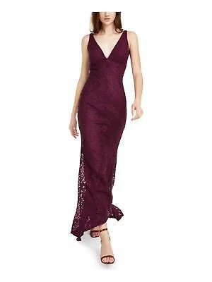 JUMP APPAREL Фиолетовое вечернее облегающее платье в полный рост с V-образным вырезом на спине женское фиолетовое 9\10
