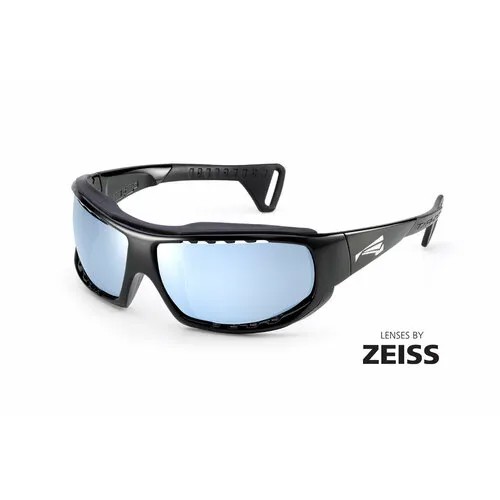 Солнцезащитные очки LiP Sunglasses LiP Typhoon / Gloss Black - Black / Zeiss / PA Polarized / Super Blue Violet, черный