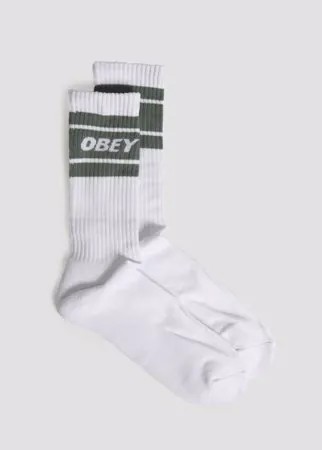Носки OBEY Cooper Ii Socks WHITE / OIL BLUE 2021