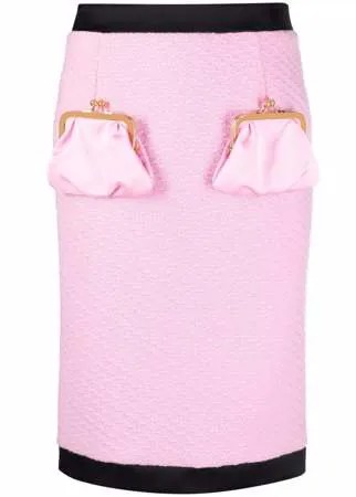Moschino юбка с накладными карманами