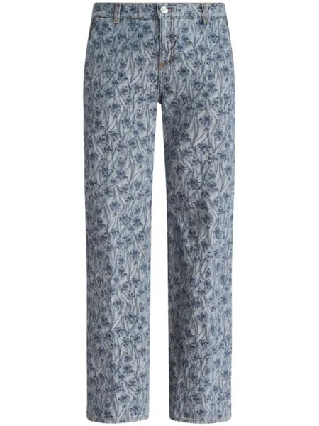 ETRO джинсы прямого кроя, синий
